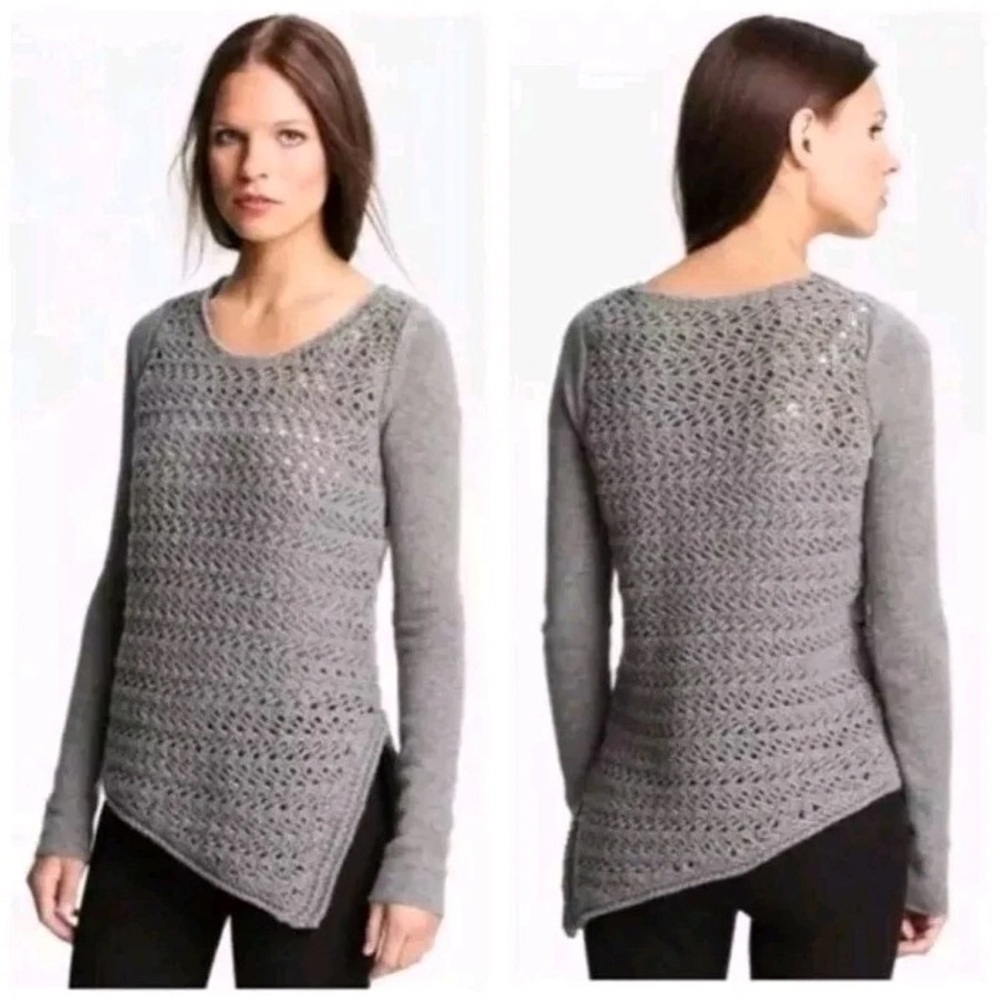 Helmut Lang‎ Wool Cashmere Pullover Asymmetrical sweater. Size S